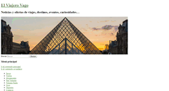 Desktop Screenshot of elviajerovago.com