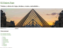 Tablet Screenshot of elviajerovago.com